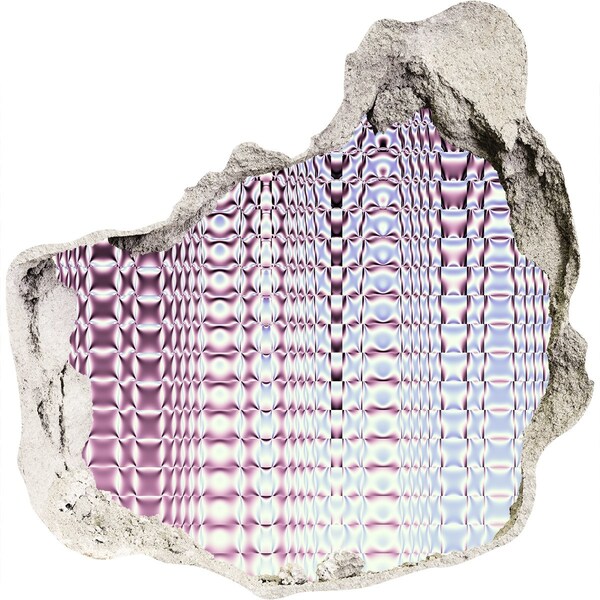 3D Wandtattoos Mauerdurchbruch Spiegelung im Loch