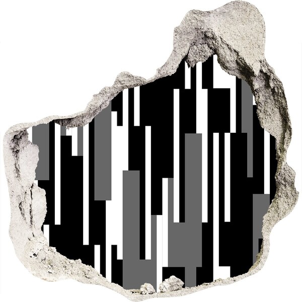 Wandaufkleber Loch 3D Moderne Kunst an der Wand