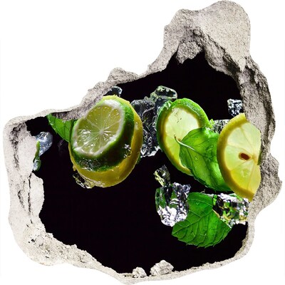 3D Wandtattoos Mauerdurchbruch Ein spritziger Frischekick