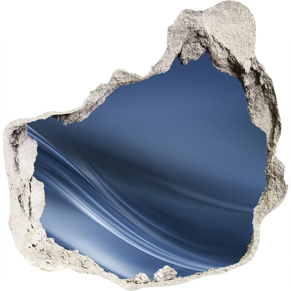 Wandaufkleber Loch 3D Ein Loch in der Wand mit Blick auf den Himmel