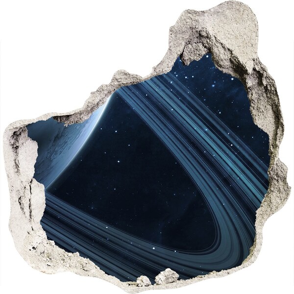 Wandfolien Loch in der Wand Weltraumloch in der Wand