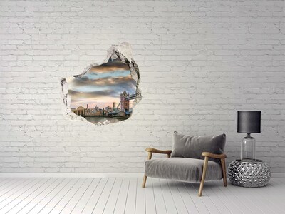 Wandtattoos Loch in der Wand Tower Bridge in London