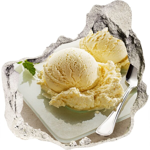 3D Wanddurchbruch Aufkleber Eisparadies