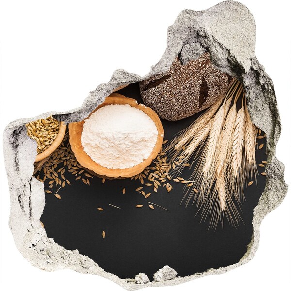 3D Wandtattoos Mauerdurchbruch Eine Küche voller Zutaten