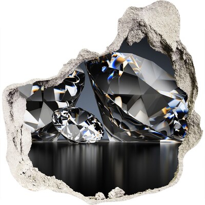 Wandfolien Loch in der Wand Diamantenhöhle