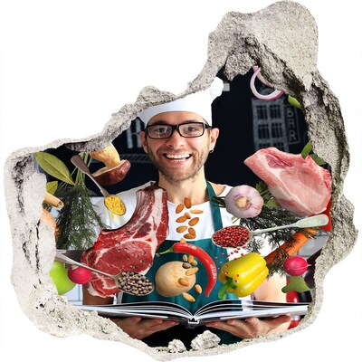 3D Wandtattoos Mauerdurchbruch Küchenwahnsinn