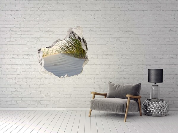 3D Wandtattoos Mauerdurchbruch Düne im Licht der Abenddämmerung