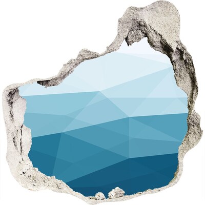 3D Wanddurchbruch Aufkleber Die Unterwasserwelt im Loch