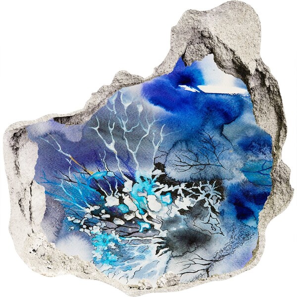 3D Wandtattoos Mauerdurchbruch Die Unterwasserwelt im Loch