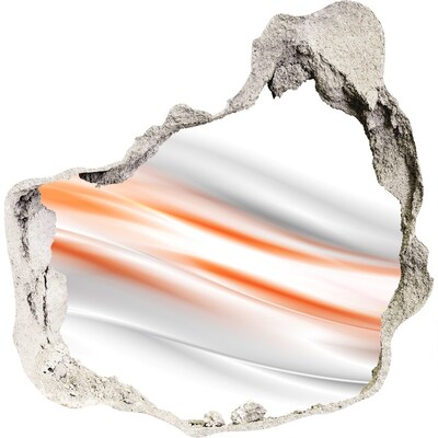 Wandfolien Loch in der Wand Futuristische Landschaft