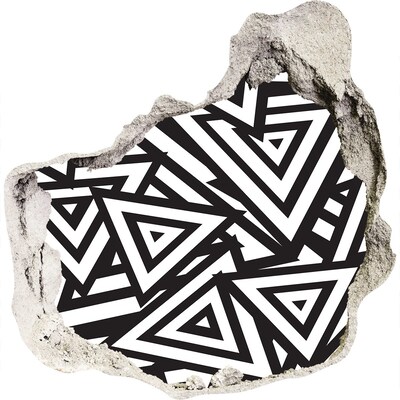 Wandtattoos Loch in der Wand Abstrakte geometrische Muster