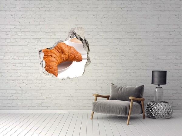 Wandtattoos Loch in der Wand Frühstück in einem Pariser Bistro