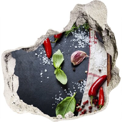 Wandfolien Loch in der Wand Eine Küche voller Geschmack