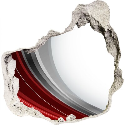 Wandtattoos Loch in der Wand Eine beschädigte Wand mit Tiefeneffekt