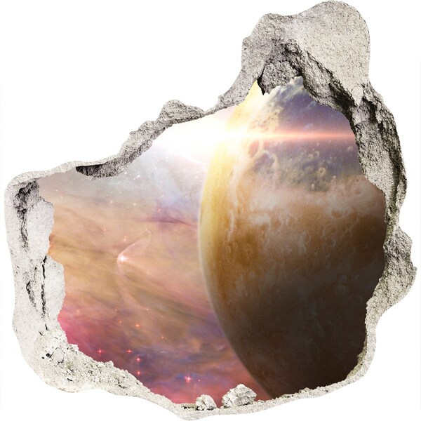 Mauerdurchbruch Aufkleber Weltraumabenteuer