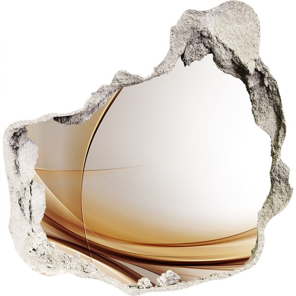 Wandfolien Loch in der Wand Abstrakter Raum hinter der Wand