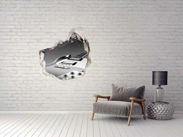 Wandfolien Loch in der Wand Musikalisches Loch in der Wand