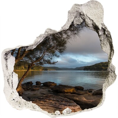 Wandtattoos Loch in der Wand Ruhe am Wasser