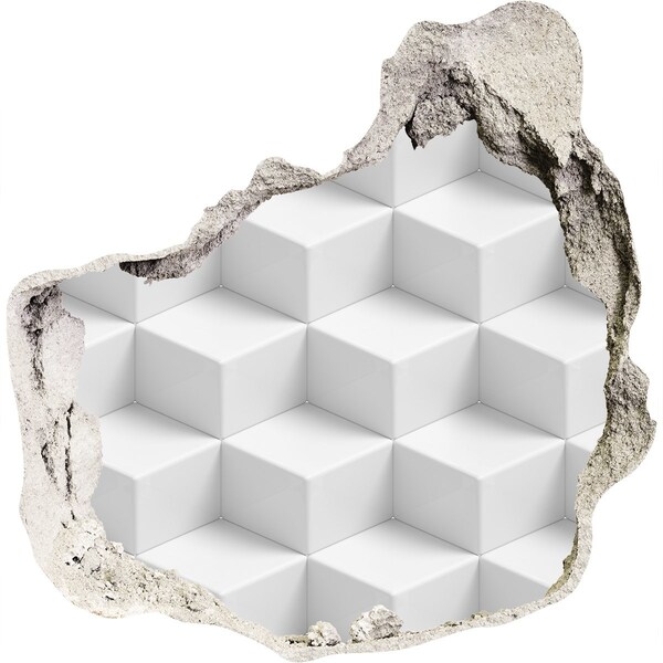 Wandtattoos Loch in der Wand Die Illusion des dreidimensionalen Raums