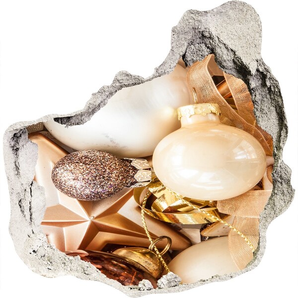 Wandaufkleber Loch 3D Weihnachtsdekorationen für kleine Läden