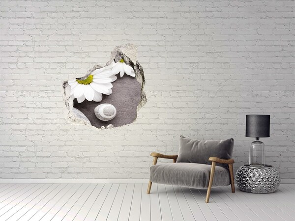 Wandtattoos Loch in der Wand Ein floraler Traum aus Beton
