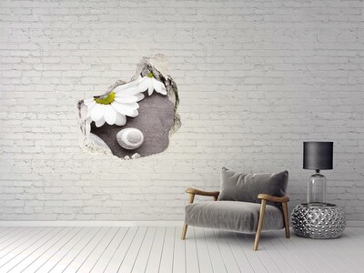 Wandtattoos Loch in der Wand Ein floraler Traum aus Beton