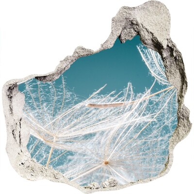 Mauerdurchbruch Aufkleber Blumenträume hinter der Mauer