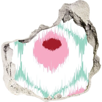 Wandaufkleber Loch 3D Klangillusion aus Beton