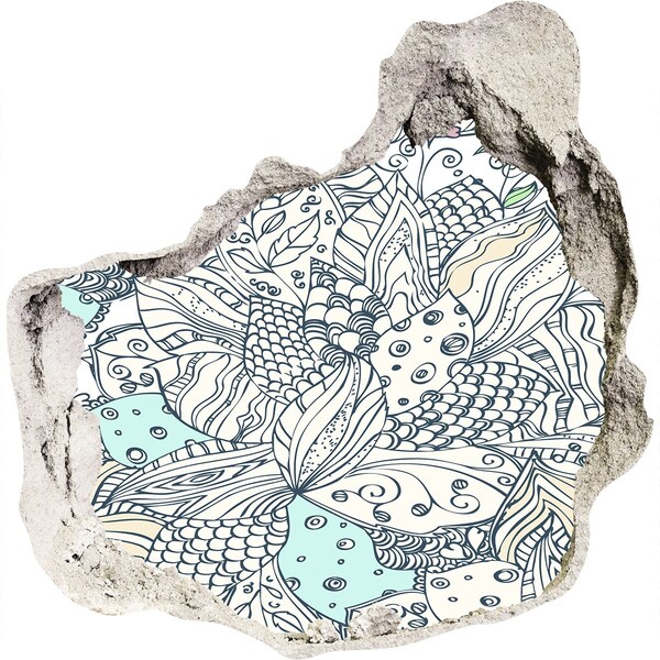 Wandtattoos Loch in der Wand Die farbenfrohe Welt der Natur