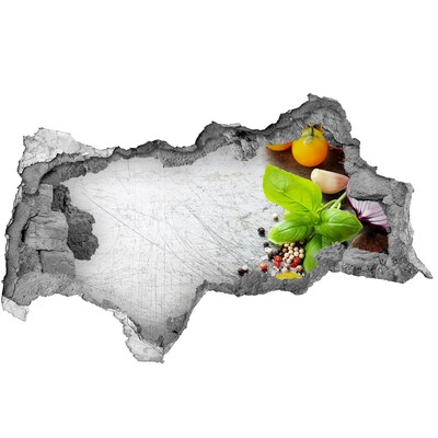 3D Wanddurchbruch Aufkleber Kücheninspirationen hinter der Wand