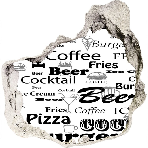 Wandtattoos Loch in der Wand Kulinarisches Chaos