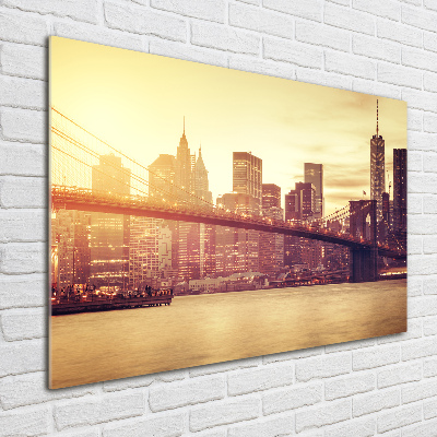 Acrylbild Fotodruck Manhattan, New York
