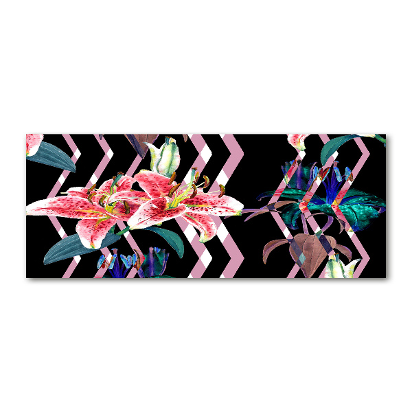 Acrylbild Fotodruck Tropische Lilie