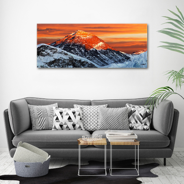 Foto auf Acryl Everest-Gipfel