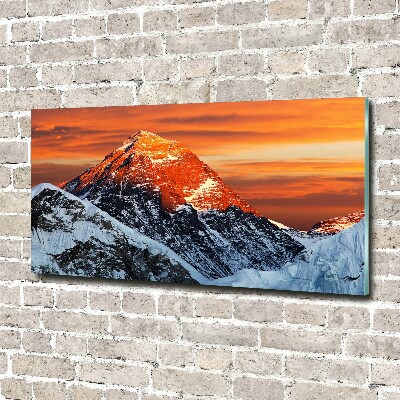 Foto auf Acryl Everest-Gipfel