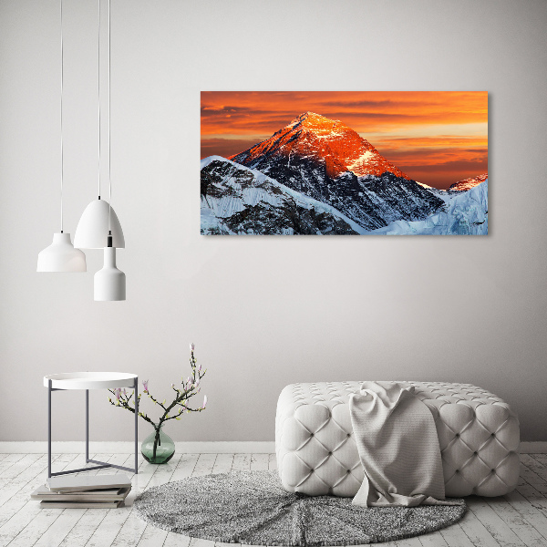 Foto auf Acryl Everest-Gipfel