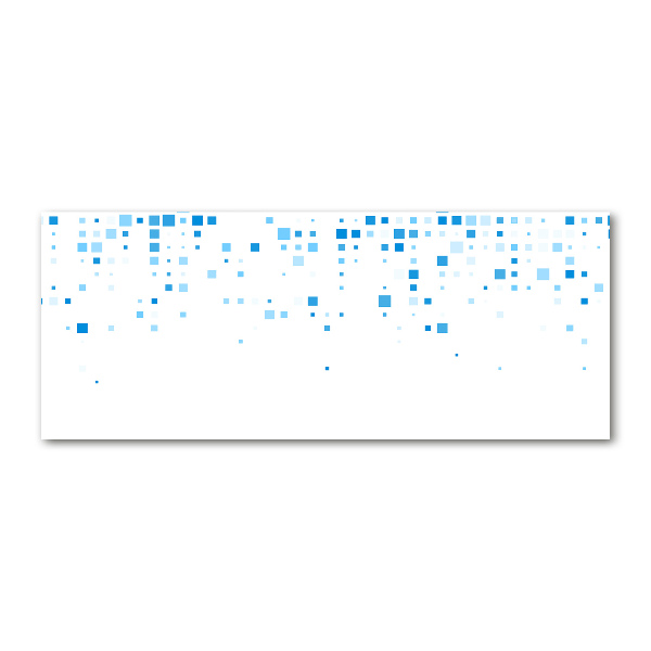 Bild auf Acrylglas Blaue Quadrate