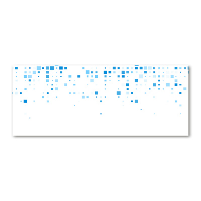 Bild auf Acrylglas Blaue Quadrate