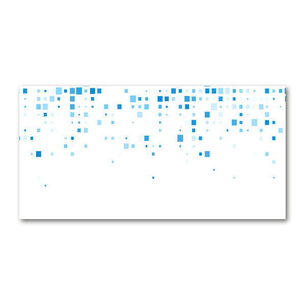 Bild auf Acrylglas Blaue Quadrate