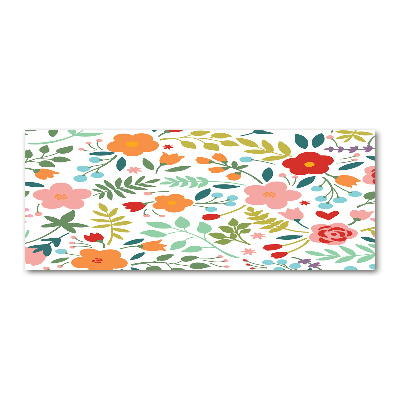 Acrylbild Fotodruck Blumenillustration