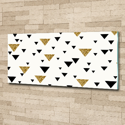 Bild auf Acrylglas Dreieckshintergrund