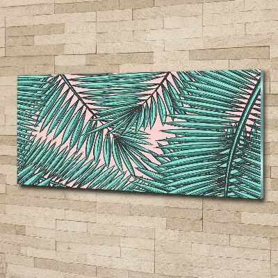 Bild auf Acrylglas Palmenblätter