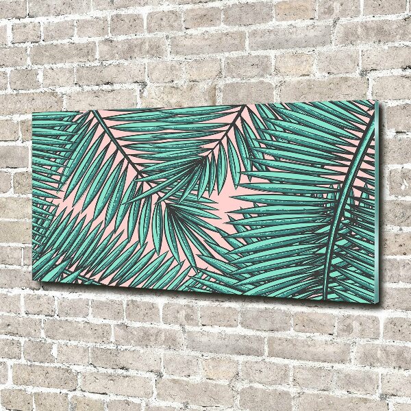 Bild auf Acrylglas Palmenblätter