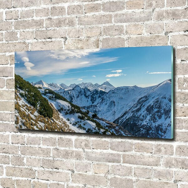 Acrylbild Fotodruck Die Krone der Tatra-Berge