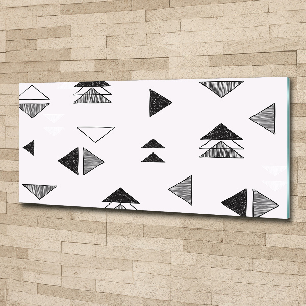 Acrylglas-Druck Dreieckshintergrund