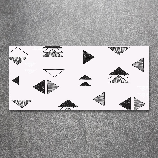 Acrylglas-Druck Dreieckshintergrund