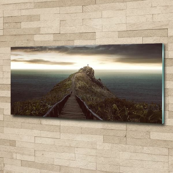 Acrylbild Fotodruck Pfad auf dem Felsen