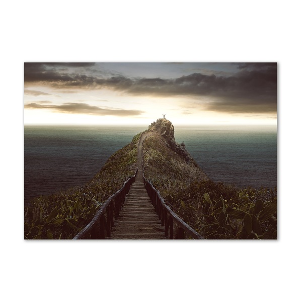Acrylbild Fotodruck Pfad auf dem Felsen