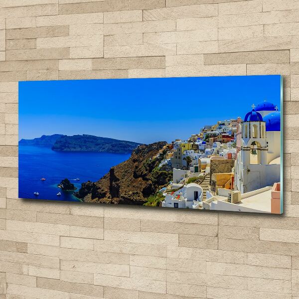 Acrylbild Fotodruck Santorini, Griechenland