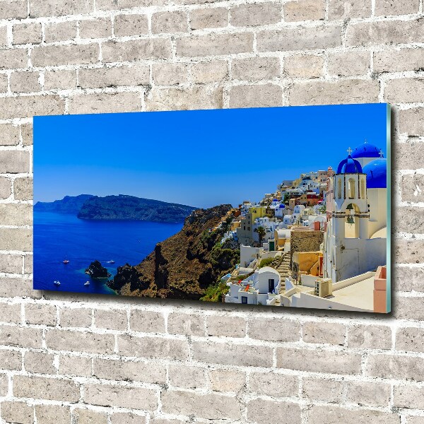 Acrylbild Fotodruck Santorini, Griechenland